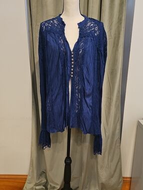 Free People Georgie Lace Tunic